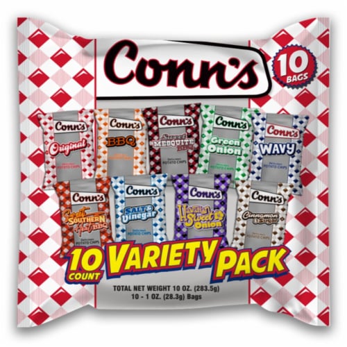 Conn's Potato Chip Variety Pack Perspective: front