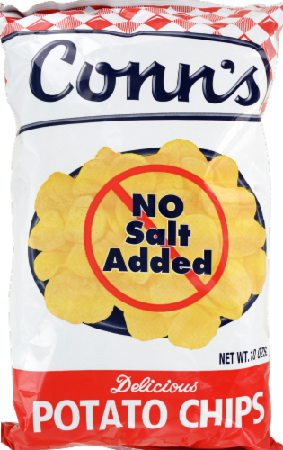 Conns No Salt Potato Chips Perspective: front
