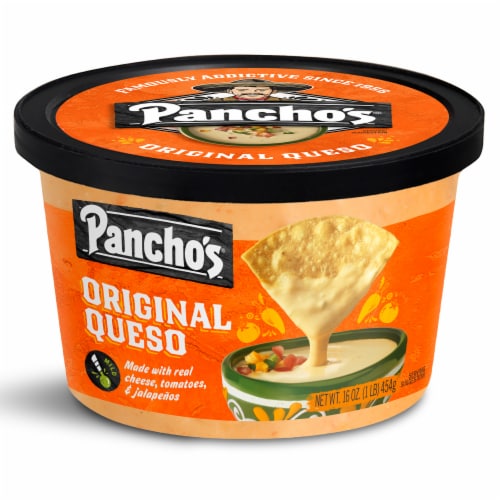 Pancho's Original Cheese Dip Perspective: front