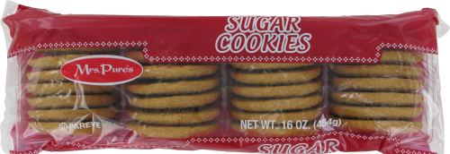 Mrs. Pure's Sugar Cookies Perspective: front