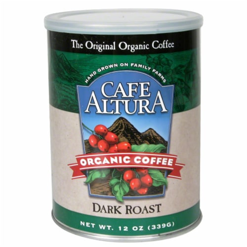 Cafe Altura Dark Roast Organic Coffee Perspective: front