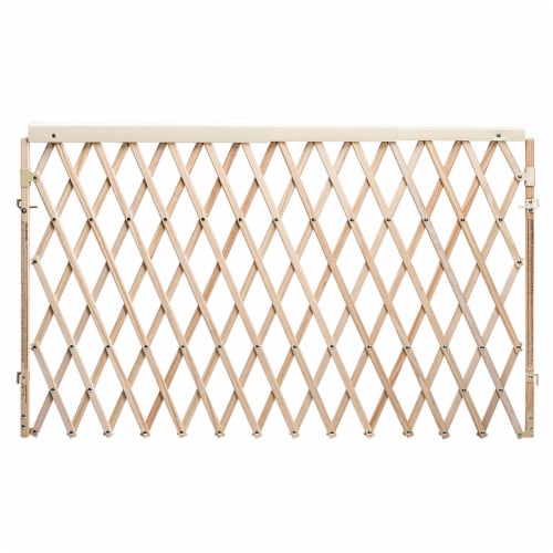 Evenflo Expansion Walk-Thru Room Divider Baby Gate - Natural Perspective: front
