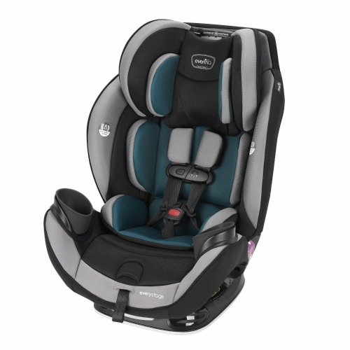 Evenflo EveryStage DLX Rear Facing Convertible Car and Booster Seat Reef Blue 1 Piece QFC