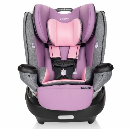 Evenflo Gold Revolve360 All in 1 Latch Rotating Convertible Car Seat Opal Pink 1 Piece QFC