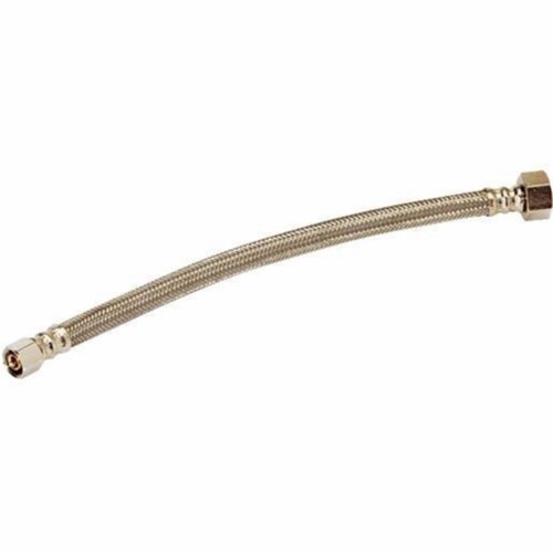 B & K Industries 496-001 Faucet Connector- 0.37 x 0.5 x 15 in. Perspective: front