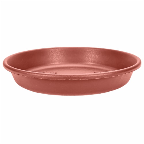 The HC Companies Classic Saucer - Clay Perspective: front