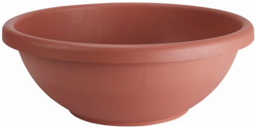 Akro-Mils Garden Bowl - Clay Perspective: front