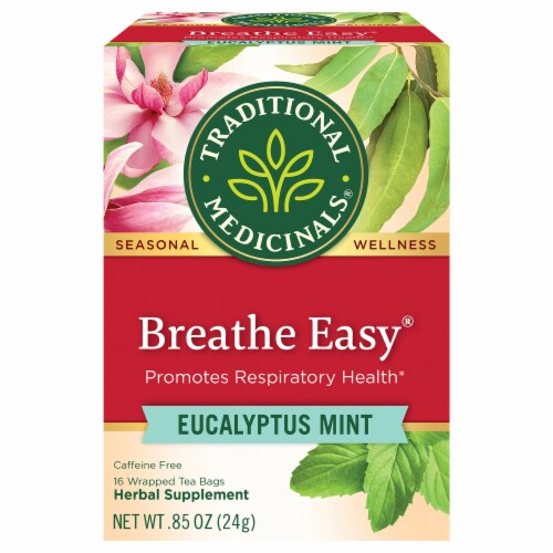 Traditional Medicinals Breathe Easy Tea Perspective: front