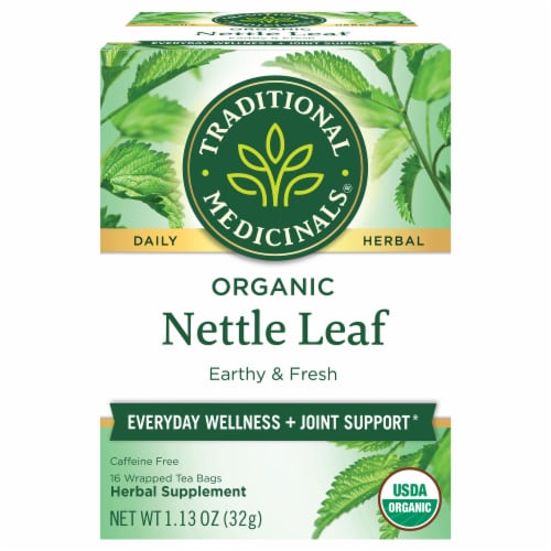 Traditional Medicinals Organic Nettle Leaf Tea Perspective: front
