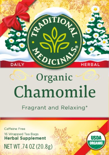 Traditional Medicinals Organic Chamomile Tea Perspective: front