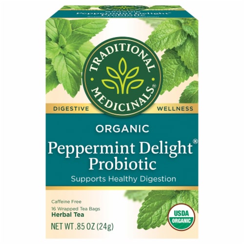 Organic Triple Mint Tea Perspective: front