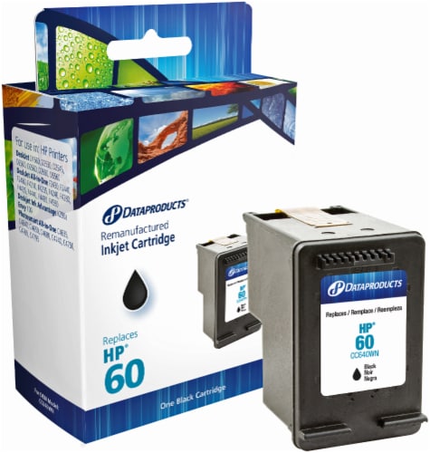 Dataproducts Remanufactured Ink Cartridge for HP 60 - Black Perspective: front
