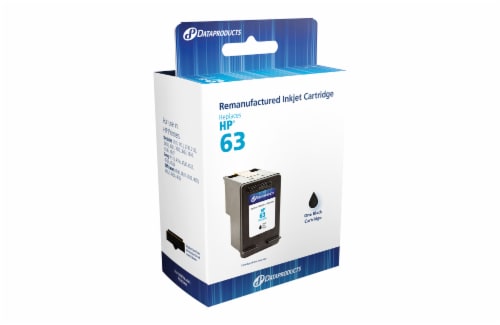 Dataproducts Remanufactured Inkjet Cartridge for HP 63 - Black Perspective: front
