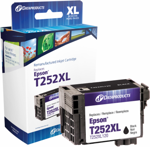 Dataproducts Remanufactured Ink Cartridge for Epson® T252XL Perspective: front