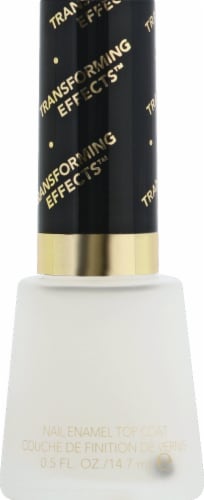Revlon Matte Top Coat Nail Enamel Nail Polish Perspective: front