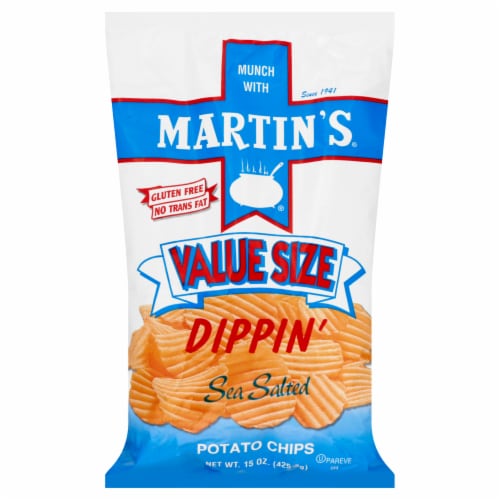 Martin's® Dippin' Potato Chips Perspective: front