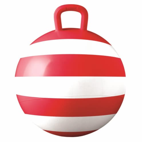 Hedstrom Entertainment 55-1461RED-1P 15 in. Striped Red Hopper Perspective: front