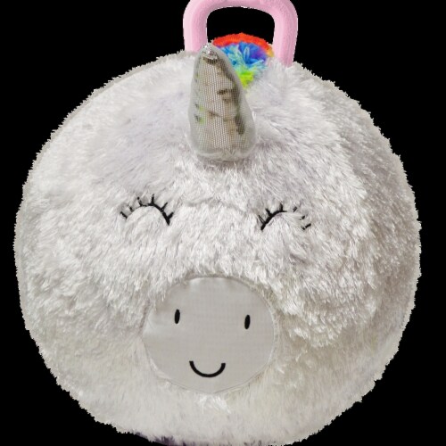 Hedstrom Entertainment 55-9671-1P 18 in. Plush Hop Unicorn with Pump Perspective: front