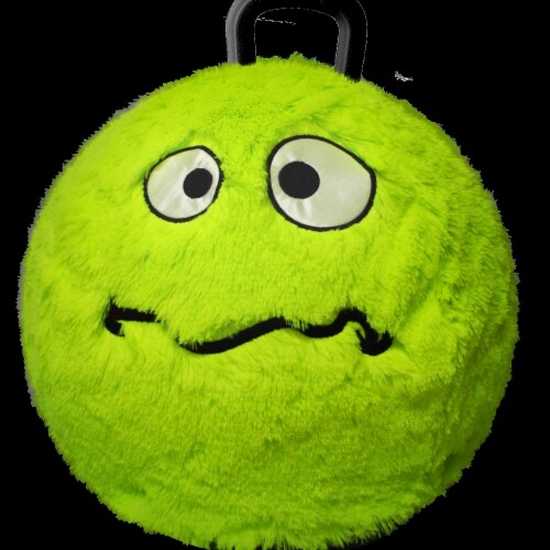 Hedstrom Entertainment 55-9673-1P 18 in. Plush Hop Green Monster with Pump Perspective: front