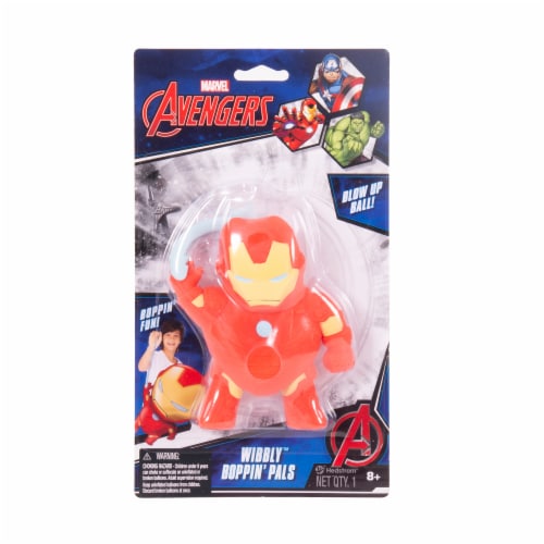Ball Bounce and Sport Inc. Marvel Avengers Iron Man Wibbly Boppin' Pal Perspective: front