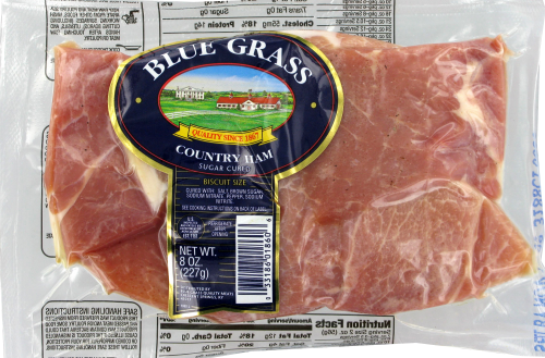 Blue Grass Country Ham Perspective: front