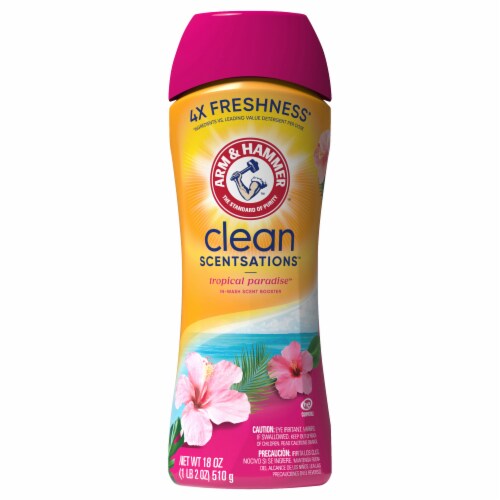 Arm & Hammer™ Tropical Scentsation Booster Liquid Laundry Detergent Perspective: front