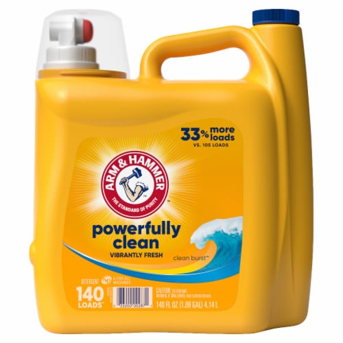 Arm & Hammer™ Clean Burst Liquid Laundry Detergent Perspective: front