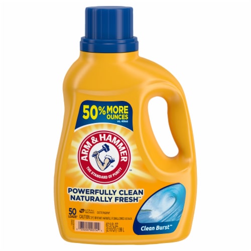 Arm & Hammer™ Clean Burst Liquid Laundry Detergent Perspective: front