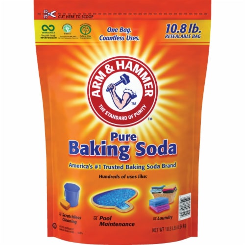Baking Soda, 10.8 lb Bag, 4/Carton