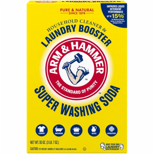 Arm & Hammer 55 Oz. Super Washing Soda Laundry Booster 03020 Pack of 12, 12  - Pick 'n Save