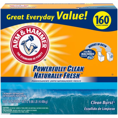 Arm & Hammer™ Clean Burst Powder Laundry Detergent Perspective: front