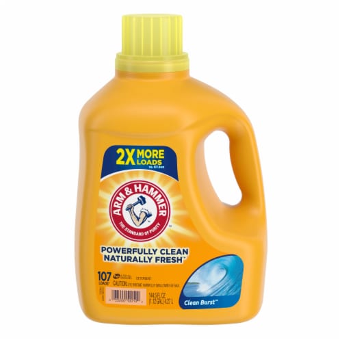 Arm & Hammer™ Clean Burst Scent Liquid Laundry Detergent Perspective: front