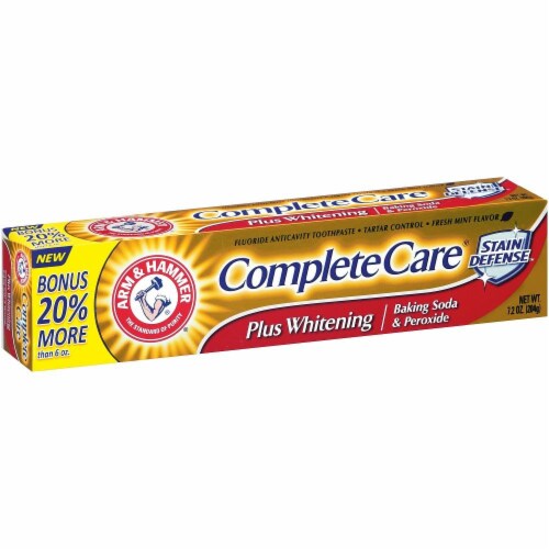 Arm & Hammer Complete Care Plus Whitening Toothpaste Perspective: front