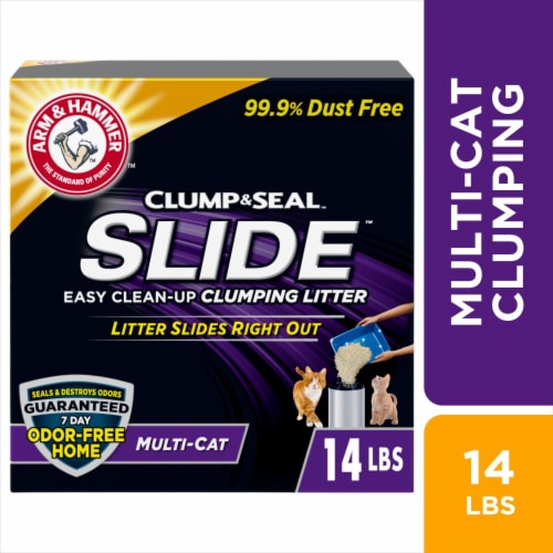 Arm & Hammer Slide Multi-Cat Clumping Litter Perspective: front