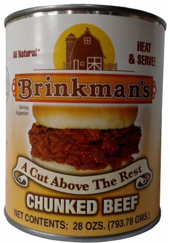 Brinkmans Chunked Beef Perspective: front