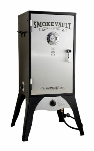 Camp Chef Wood Chunk Propane Smoker with Water Tray Perspective: front