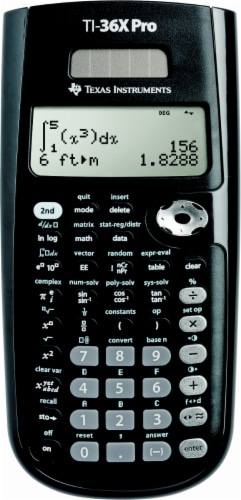 Texas Instruments TI-36X Pro Scientific Calculator Perspective: front