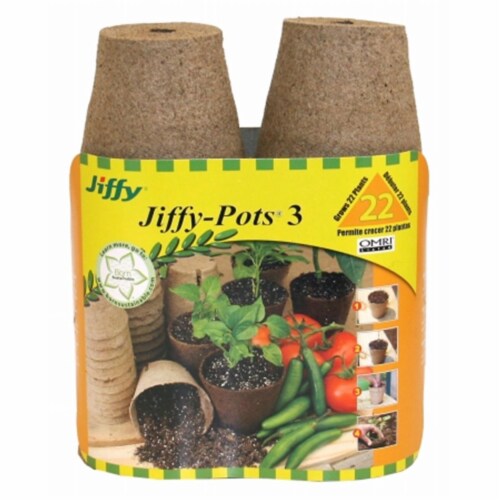 Jiffy JP322 Plant Pots Perspective: front