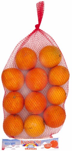Organic Navel Oranges Perspective: front