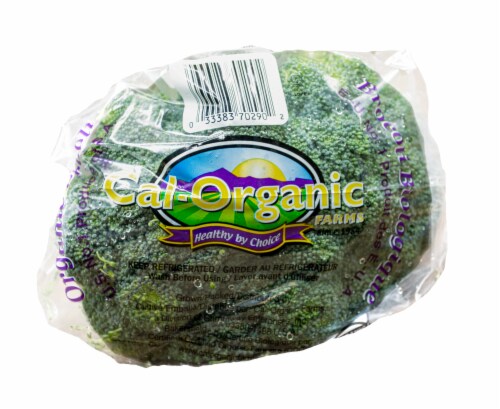 Cal-Organic Farms Organic Broccoli Perspective: front