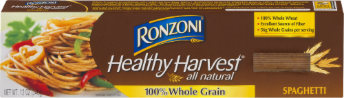 Ronzoni Healthy Harvest 100% Whole Grain Spaghetti Pasta Perspective: front