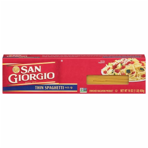 San Giorgio® No. 9 Thin Spaghetti Perspective: front