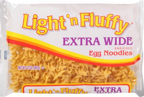Light 'n Fluffy Extra Wide Enriched Egg Noodles Perspective: front