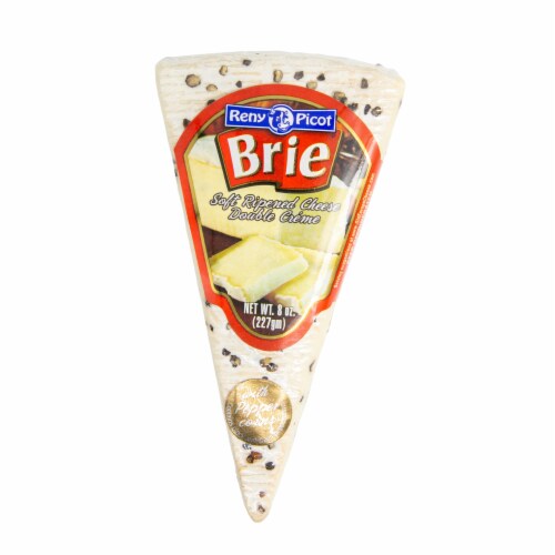 Reny Picot Peppercorn Brie Cheese Perspective: front