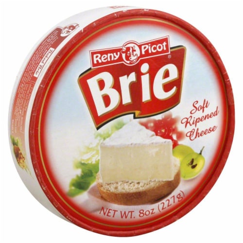 Reny Picot Brie Soft Ripened Cheese Perspective: front