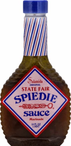Salamida State Fair Spiedie Sauce Marinade Perspective: front