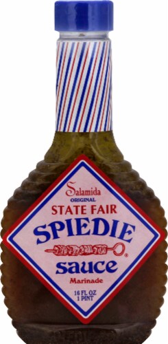 Salamida State Fair Spiedie Sauce Marinade Perspective: front