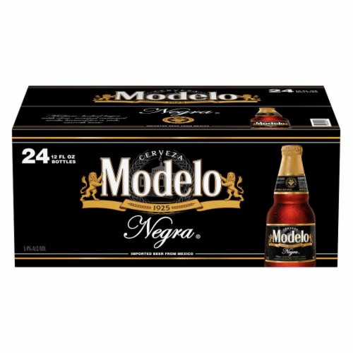 Modelo Negra Mexican Amber Lager Beer, 24 bottles / 12 fl oz - Fry's Food  Stores