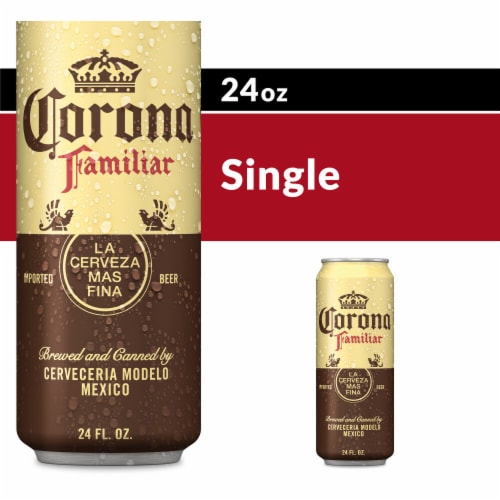 Corona Familiar Mexican Lager Import Beer Perspective: front