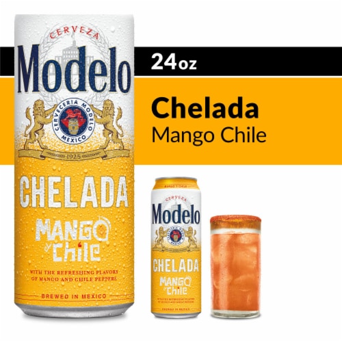 Modelo Chelada Mango y Chile Mexican Import Flavored Beer, 24 fl oz ...